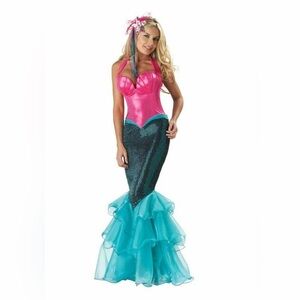 Pink and Blue Mermaid Costume